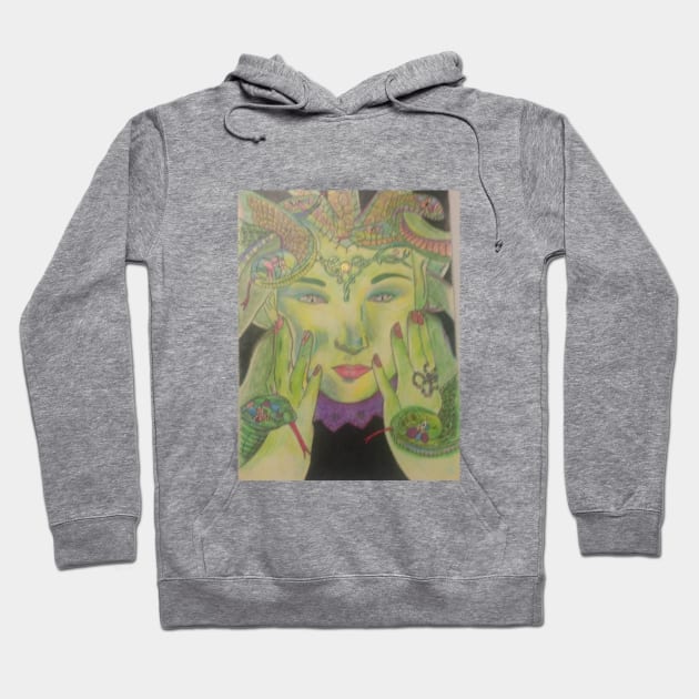 Medusa Hoodie by ChaChaDivineArt